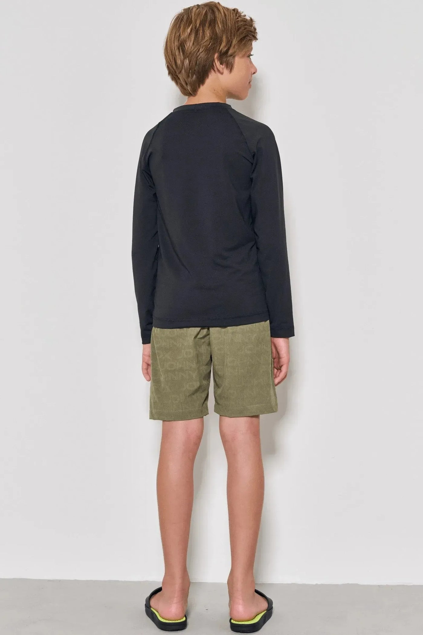 Bermuda em Nylon Neoblend com Elastano (estampa Aqua) 88263 Johnny Fox Teen Menino