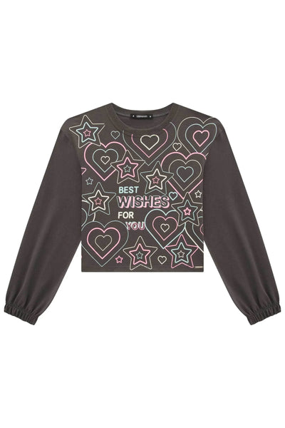 Blusa Boxy em Meia Malha 79124 Lilimoon Teen Menina
