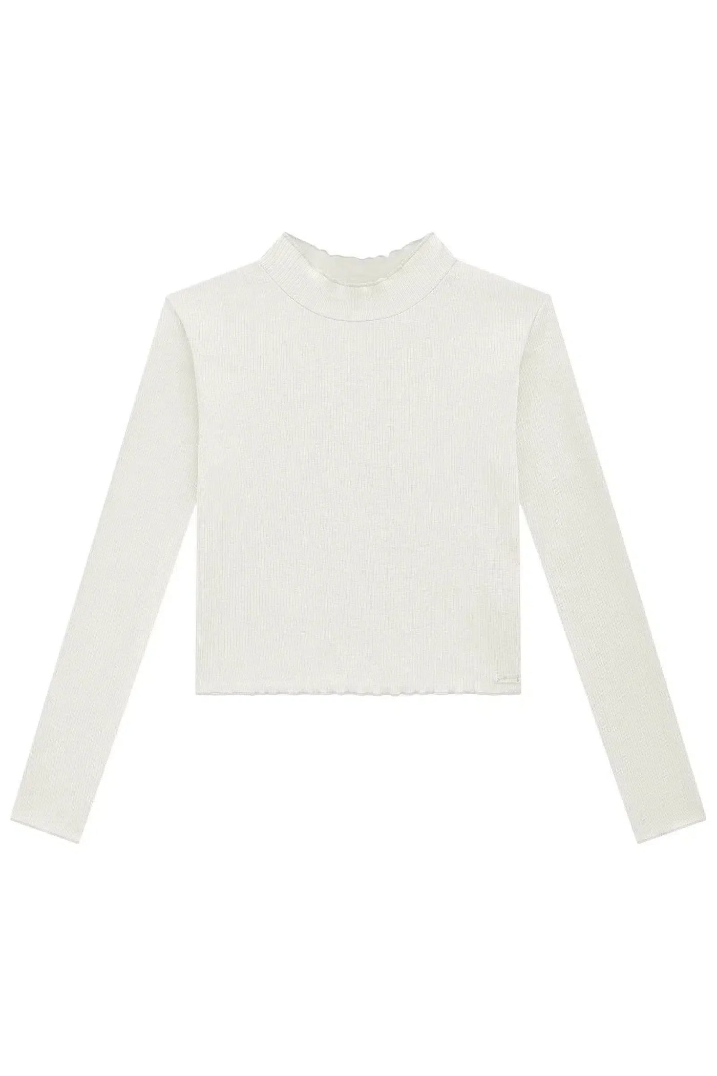 Blusa Cropped em Canelado Liz 79160 Lilimoon Teen Menina