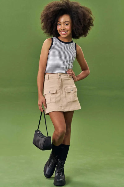 Blusa Cropped em Malha Texturizada 79175 Lilimoon Teen Menina