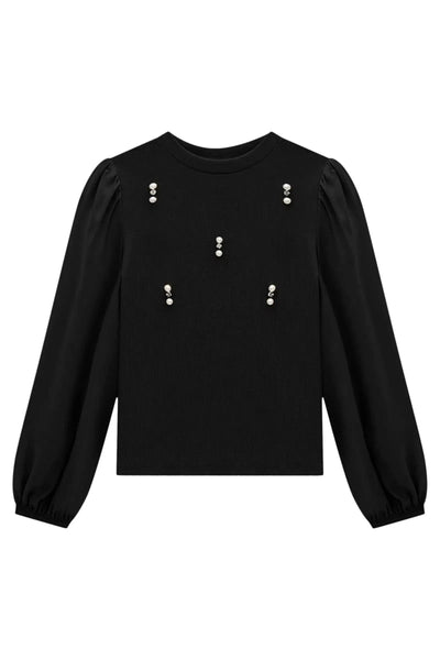 Blusa em Canelado Liz e Viscose 80604 Vic&Vicky Teen Menina