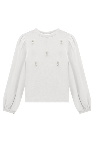 Blusa em Canelado Liz e Viscose 80604 Vic&Vicky Teen Menina