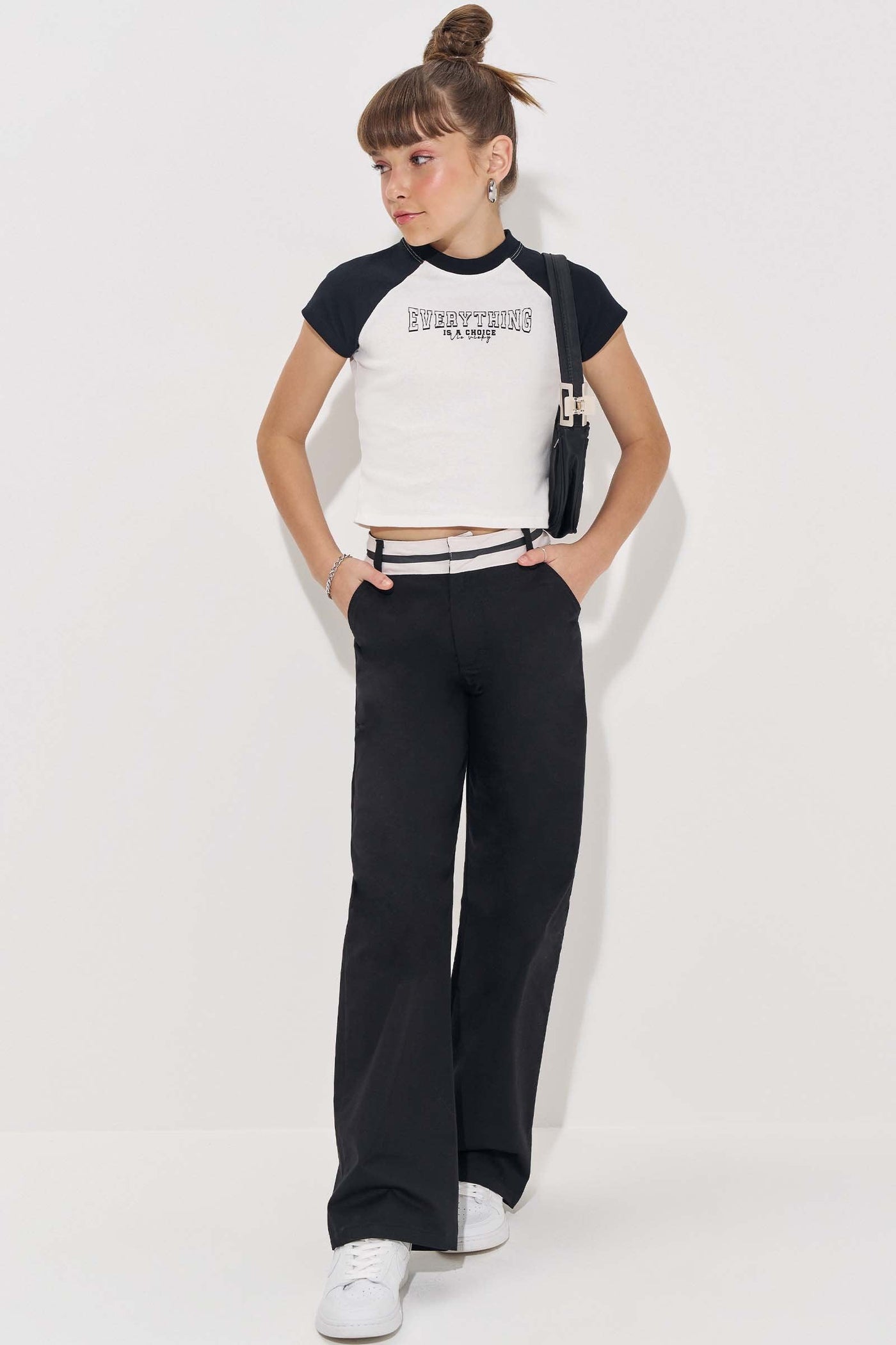 Blusa Raglan Baby Look em Ribana 83291 Vic&Vicky Teen Menina