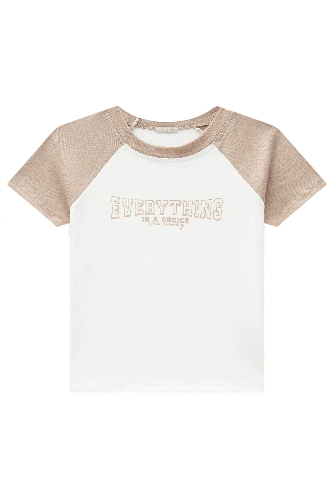 Blusa Raglan Baby Look em Ribana 83291 Vic&Vicky Teen Menina