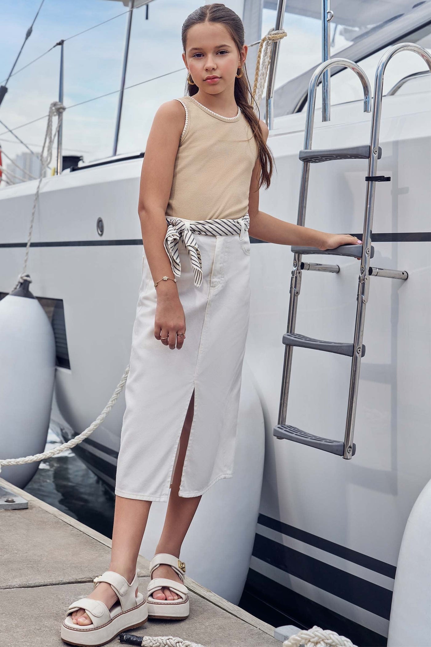 Blusa Regata em Canelado Liz 83539 Vic&Vicky Teen Menina