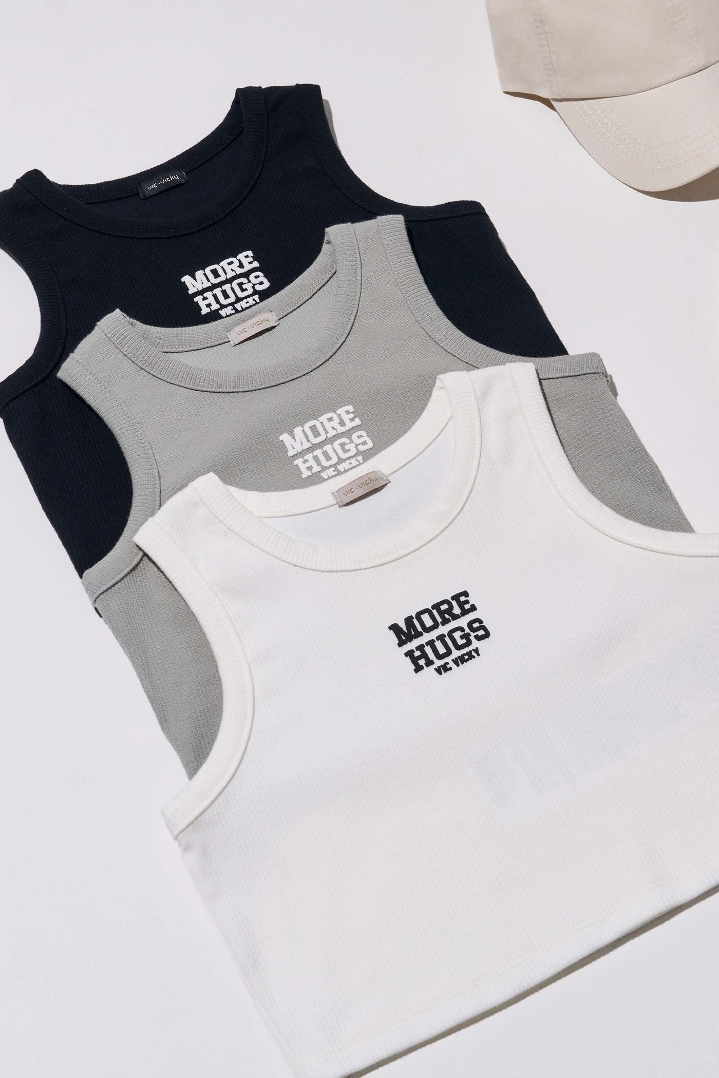 Blusa Regata Top Cropped em Canelado Liz 83529 Vic&Vicky Teen Menina