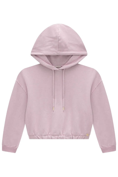 Blusão Boxy Baggy com Capuz em Moletom com Pelúcia 79592 Vic&Vicky Teen Menina