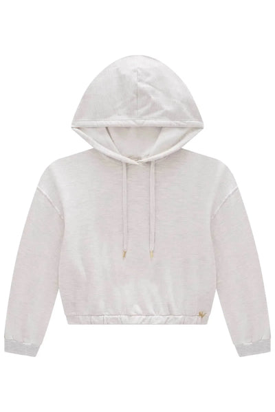 Blusão Boxy Baggy com Capuz em Moletom com Pelúcia 79592 Vic&Vicky Teen Menina