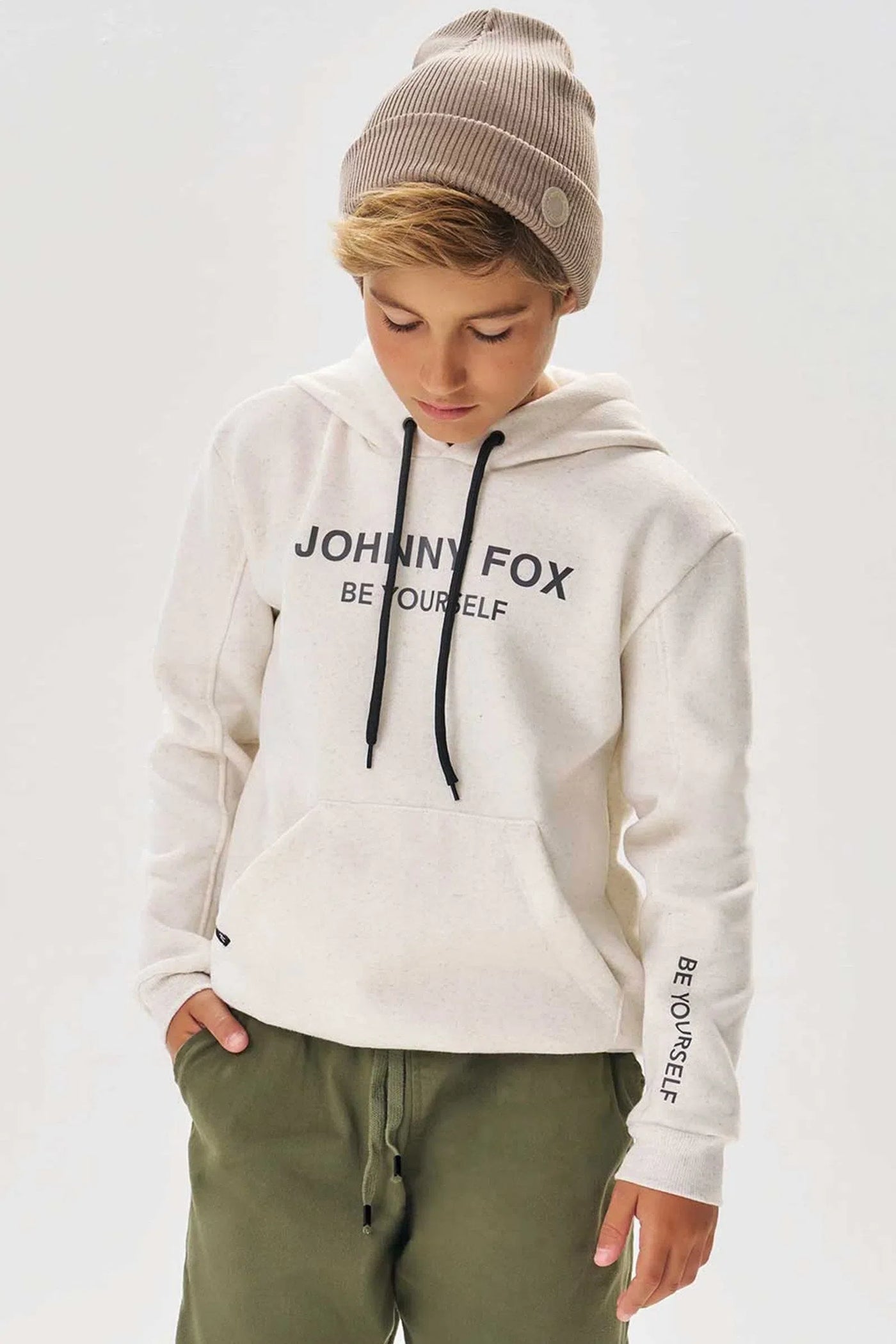Blusão em Moletom 3 Cabos com Pelúcia 80743 Johnny Fox Teen Menino