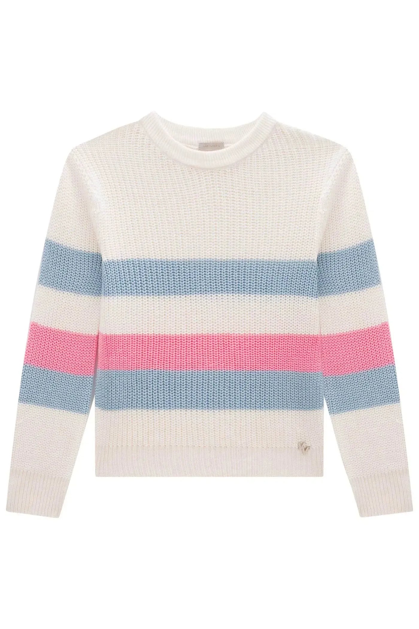 Blusão em Tricot 100% Algodão sem Costura 78463 Vic&Vicky Teen Menina