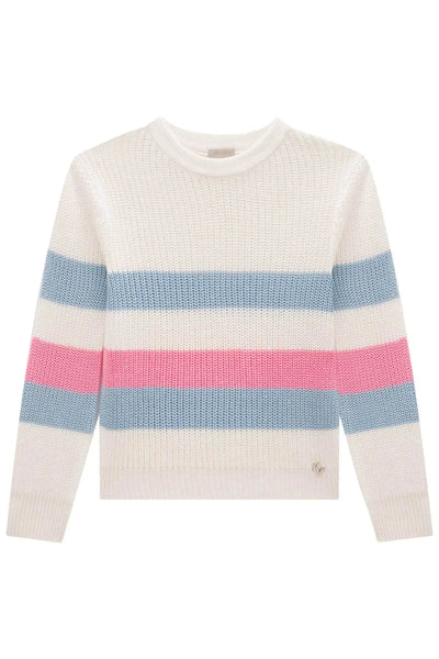 Blusão em Tricot 100% Algodão sem Costura 78463 Vic&Vicky Teen Menina
