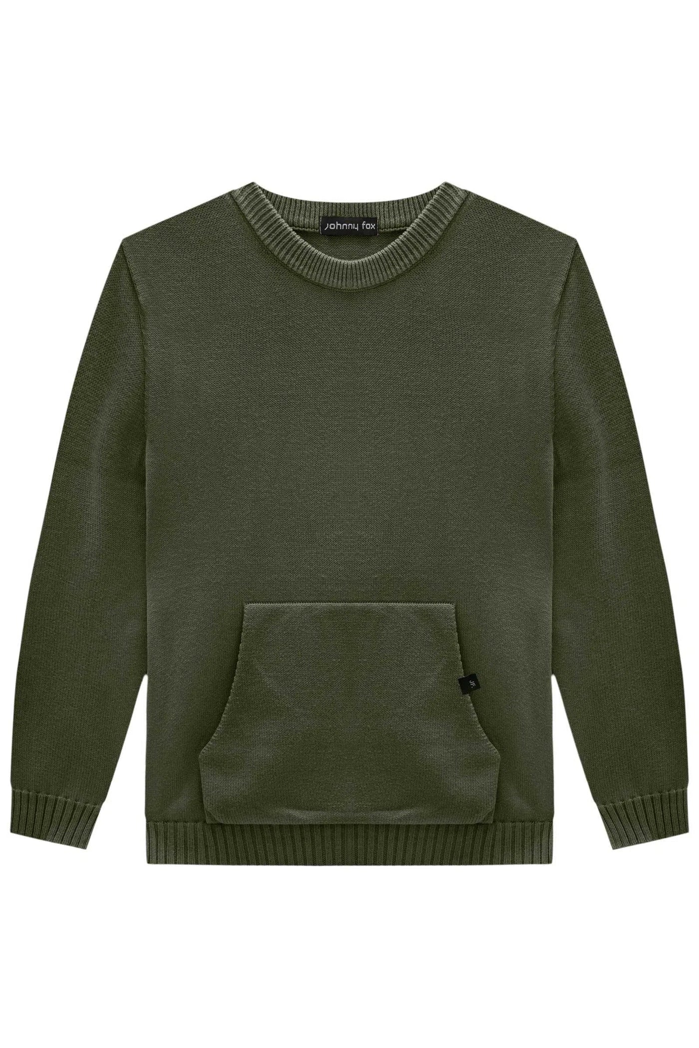 Blusão em Tricot Fio Tinto 100% Algodão sem Costura 78742 Johnny Fox Teen Menino