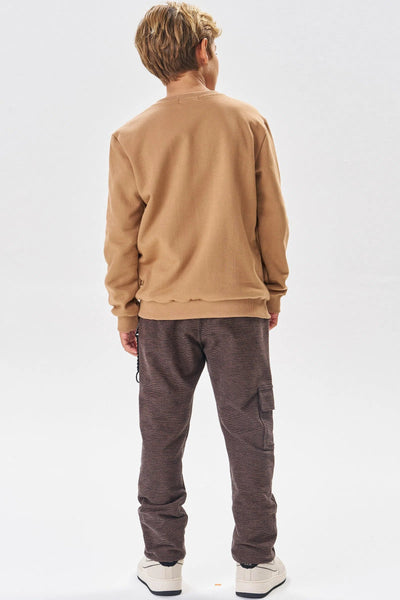 Calça Comfy em Molecotton Diagonal com Elastano 80094 Johnny Fox Teen Menino