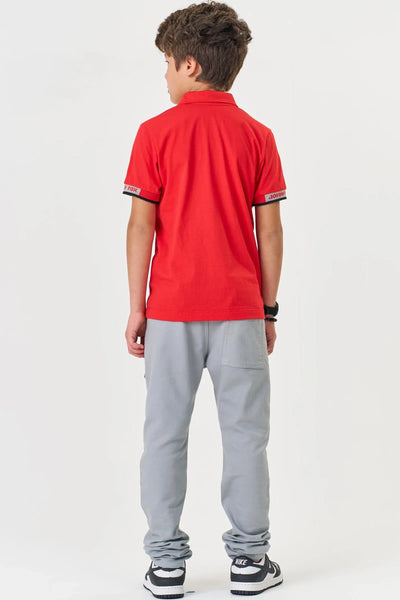 Calça Comfy em Sarja Soft com Elastano 80658 Johnny Fox Teen Menino