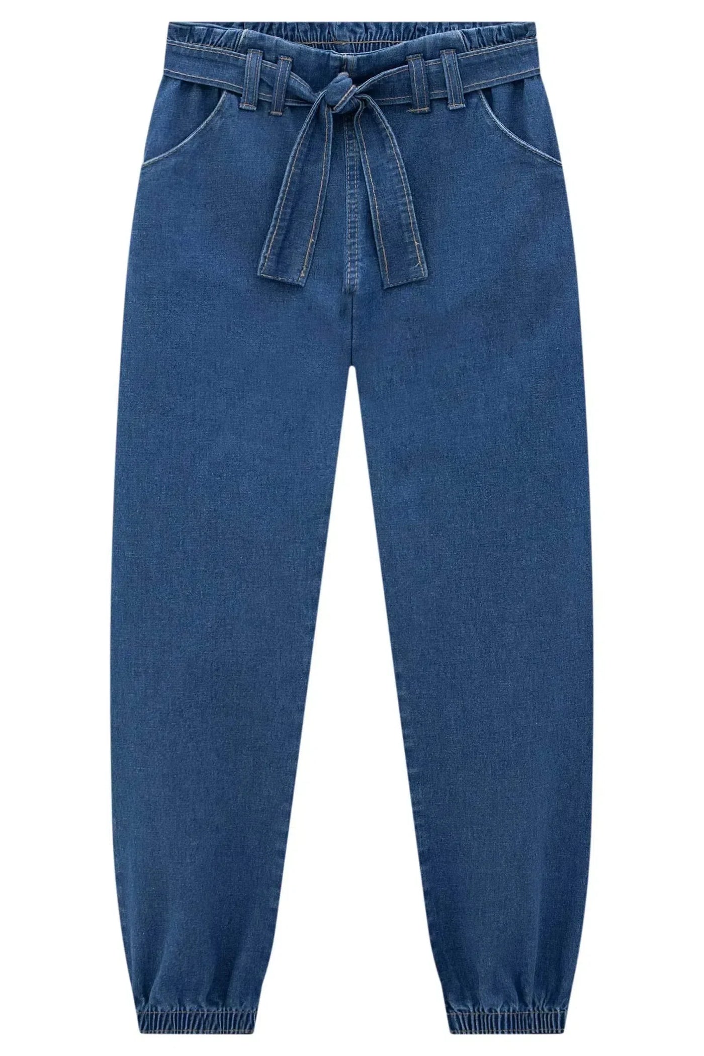 Calça Jogger em Jeans com Elastano 79796 Vic&Vicky Teen Menina