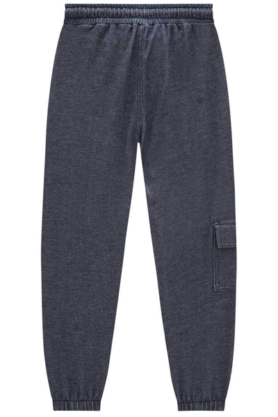Calça Jogger em Malha Denim com Elastano 80232 Johnny Fox Teen Menino