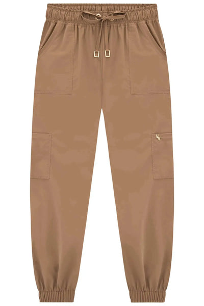 Calça Jogger em Nylon Peach 79614 Vic&Vicky Teen Menina