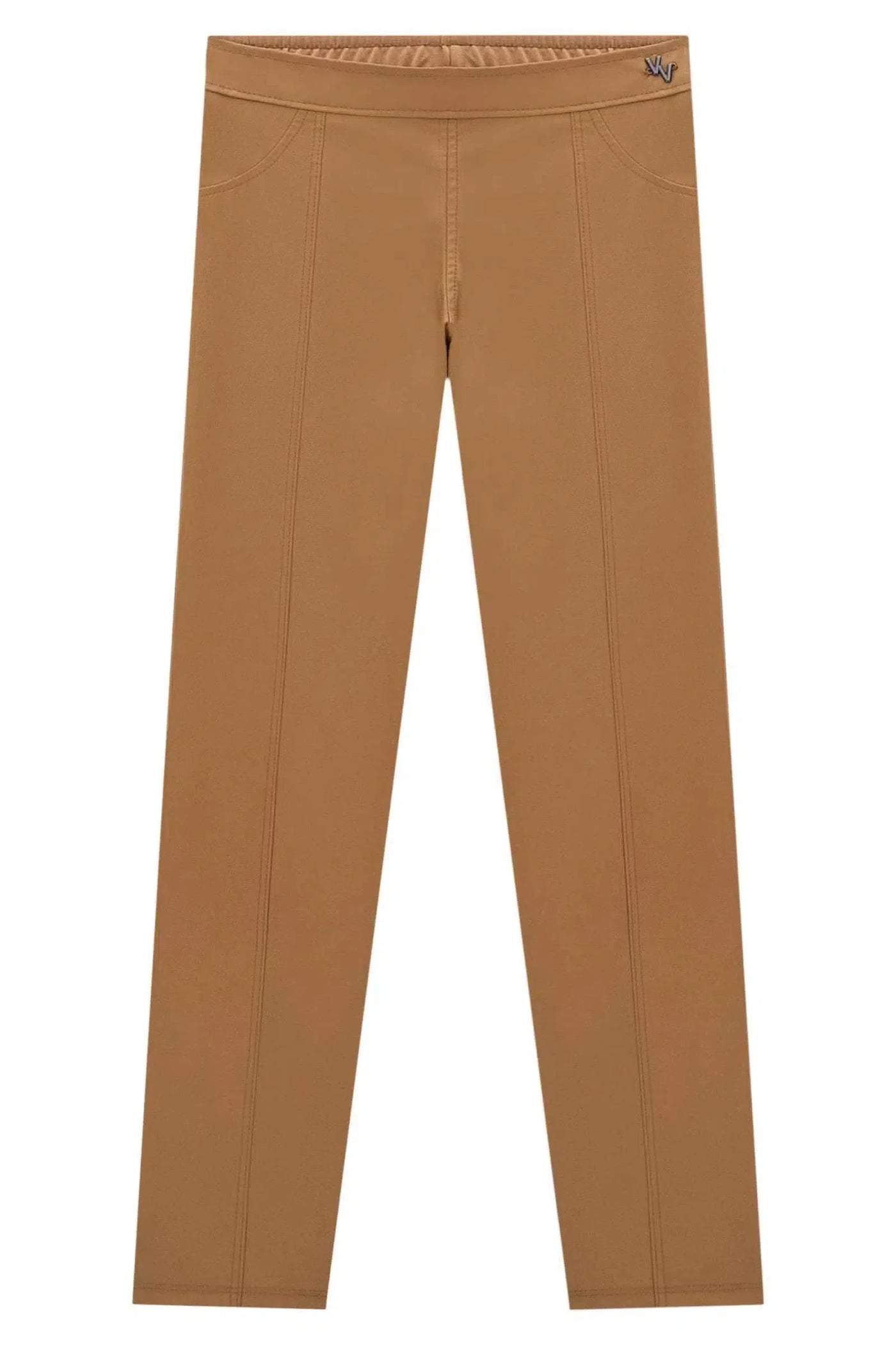 Calça Legging de Couro Sintético e Termoskin Peluciado 79112 Vic&Vicky Teen Menina