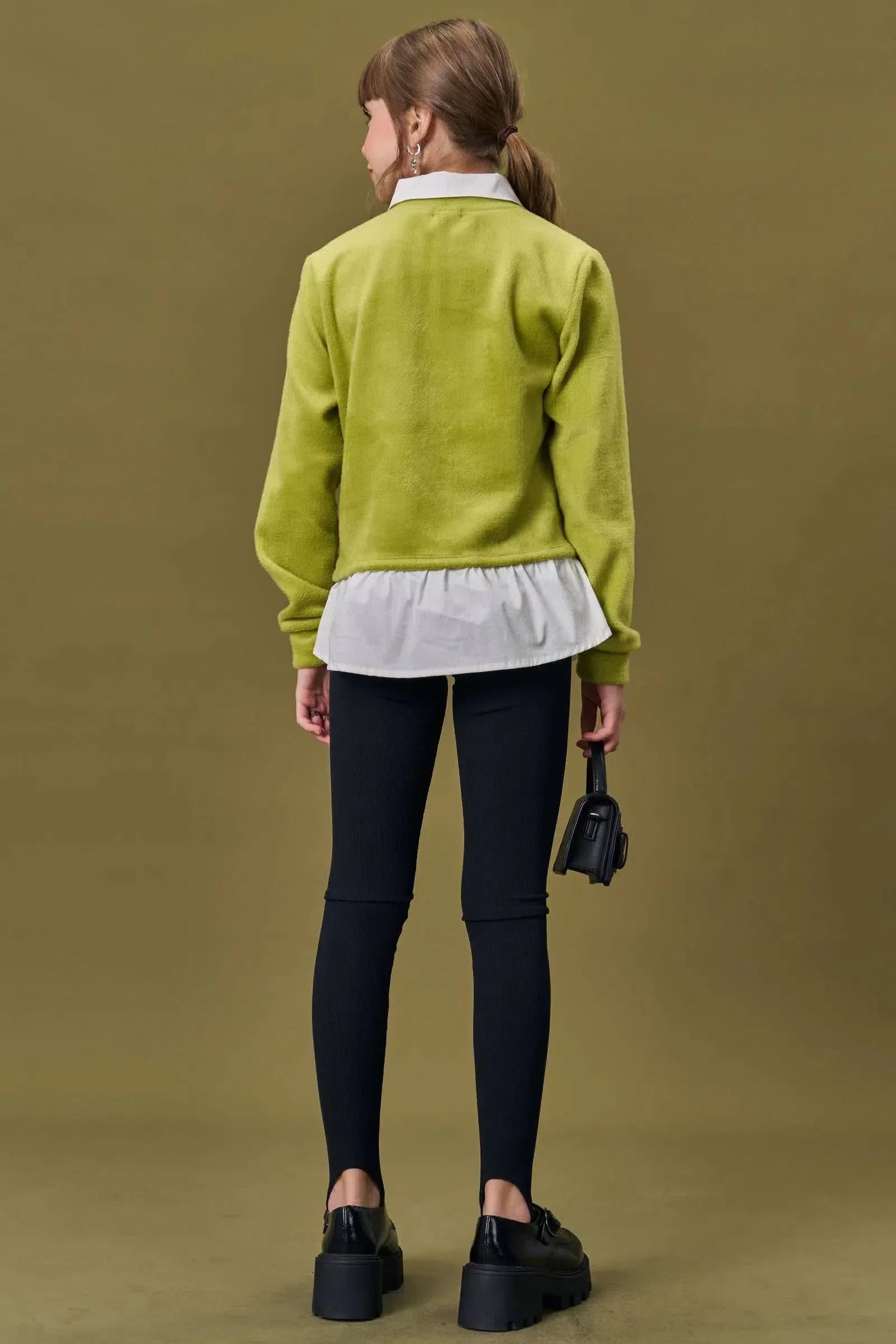 Calça Legging em Ribana Fancy 79390 Vic&Vicky Teen Menina