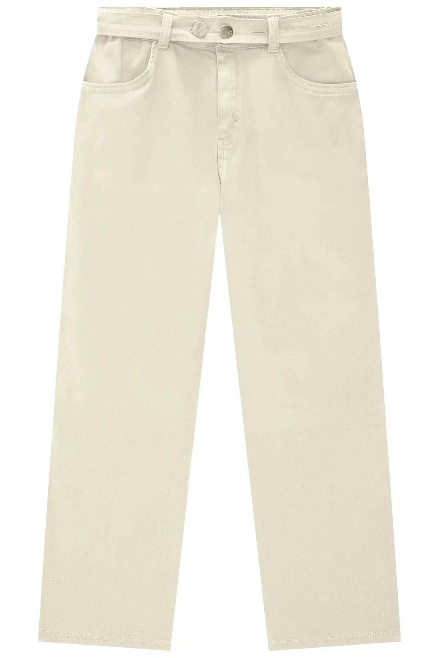 Calça Reta em Sarja com Elastano 79719 Lilimoon Teen Menina