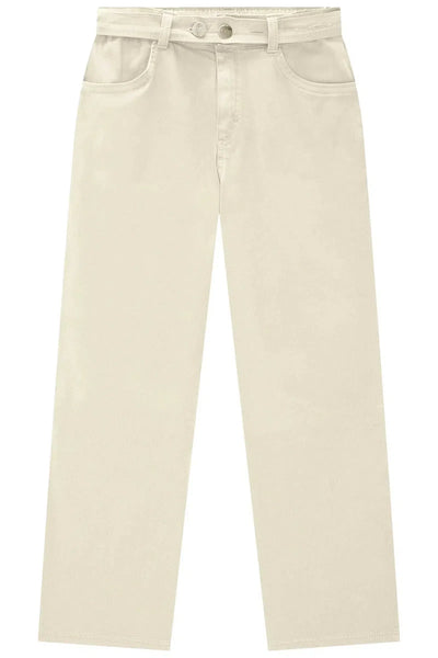 Calça Reta em Sarja com Elastano 79719 Lilimoon Teen Menina