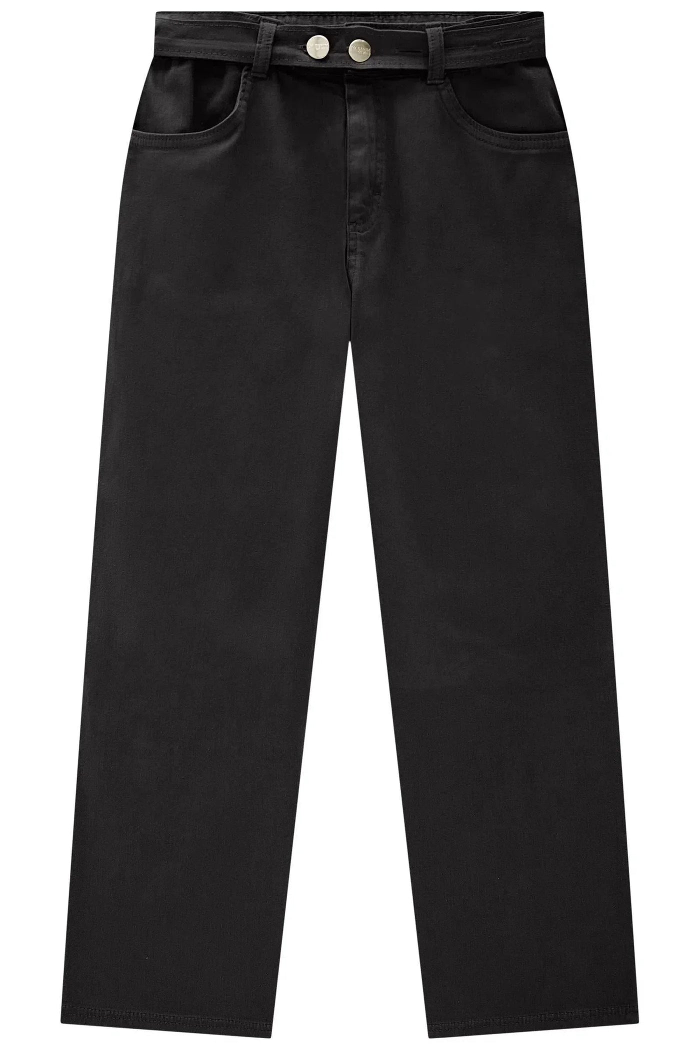 Calça Reta em Sarja com Elastano 79719 Lilimoon Teen Menina