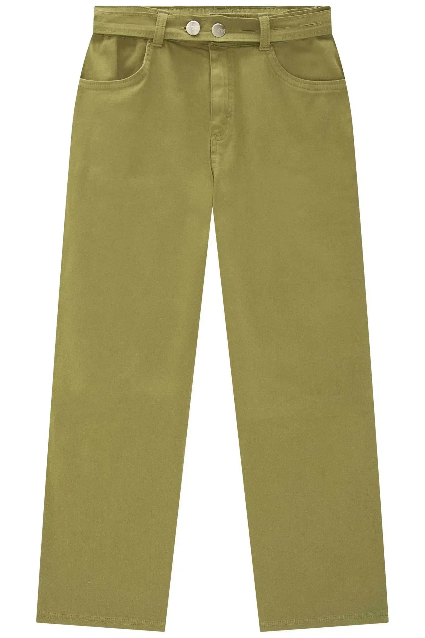 Calça Reta em Sarja com Elastano 79719 Lilimoon Teen Menina