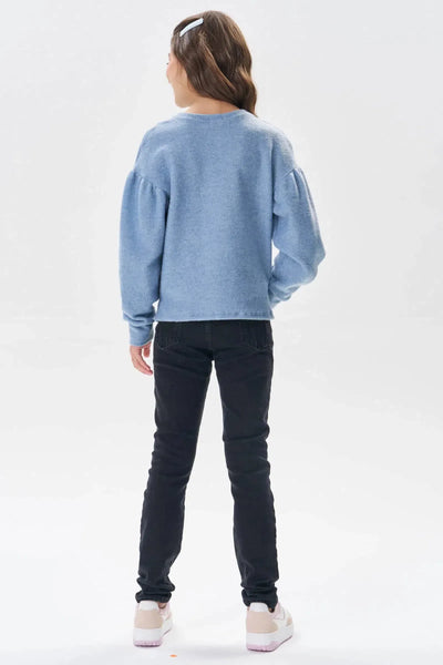 Calça Skinny em Jeans com Elastano 79833 Vic&Vicky Teen Menina