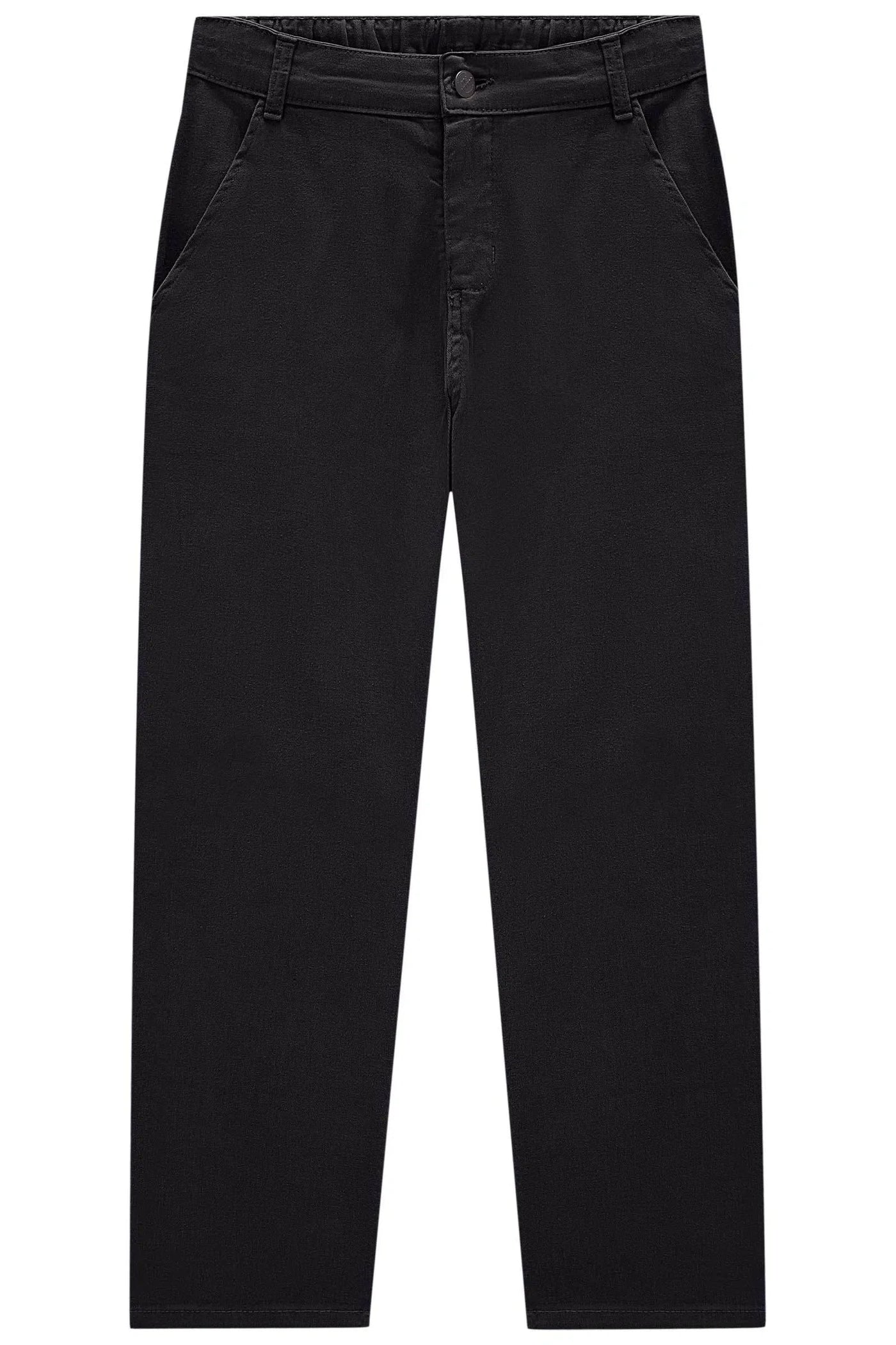 Calça Skinny em Sarja Ônix com Elastano 80490 Johnny Fox Teen Menino