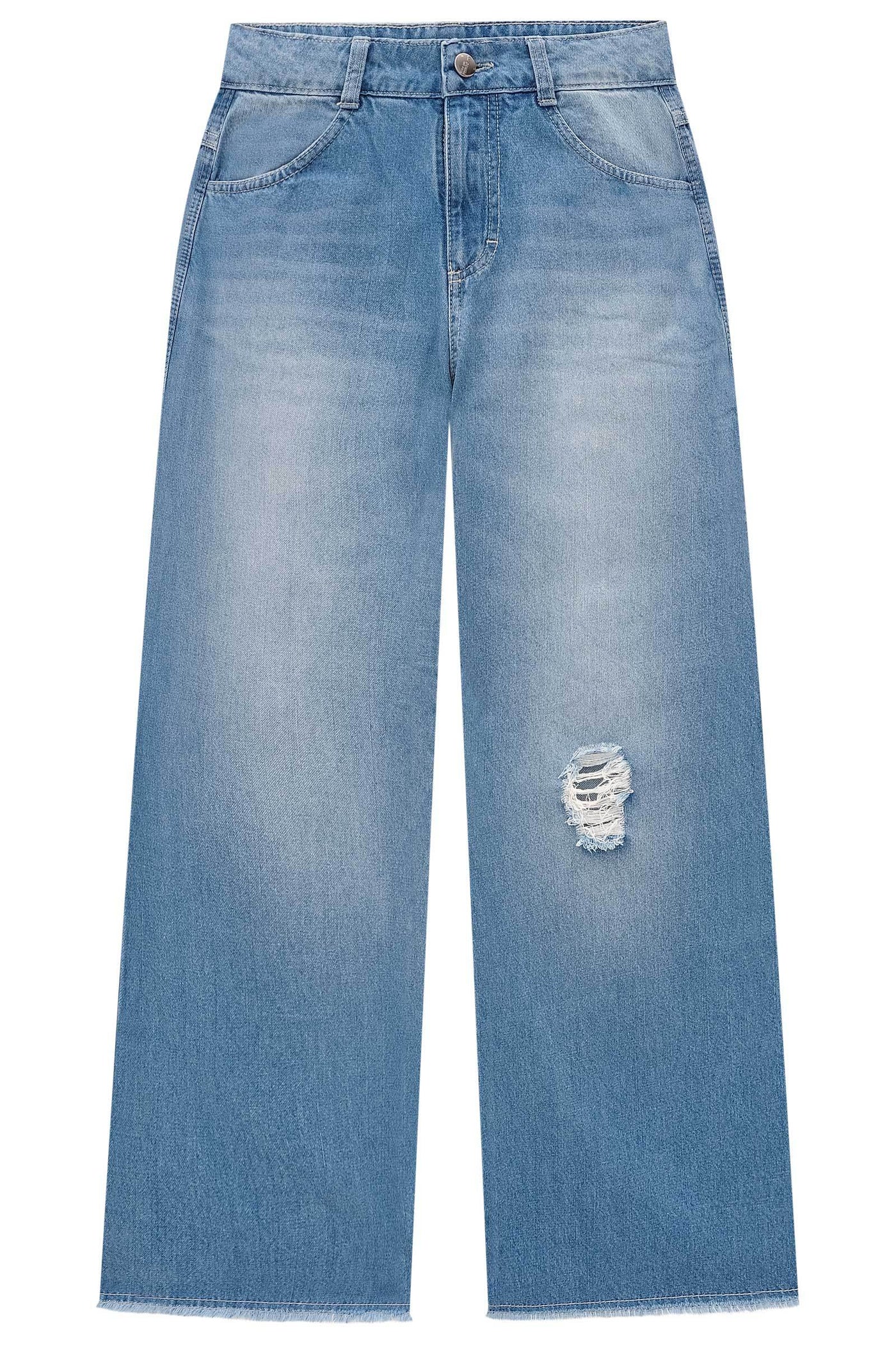 Calça Wide Leg em Jeans Arkansas 74921 Lilimoon