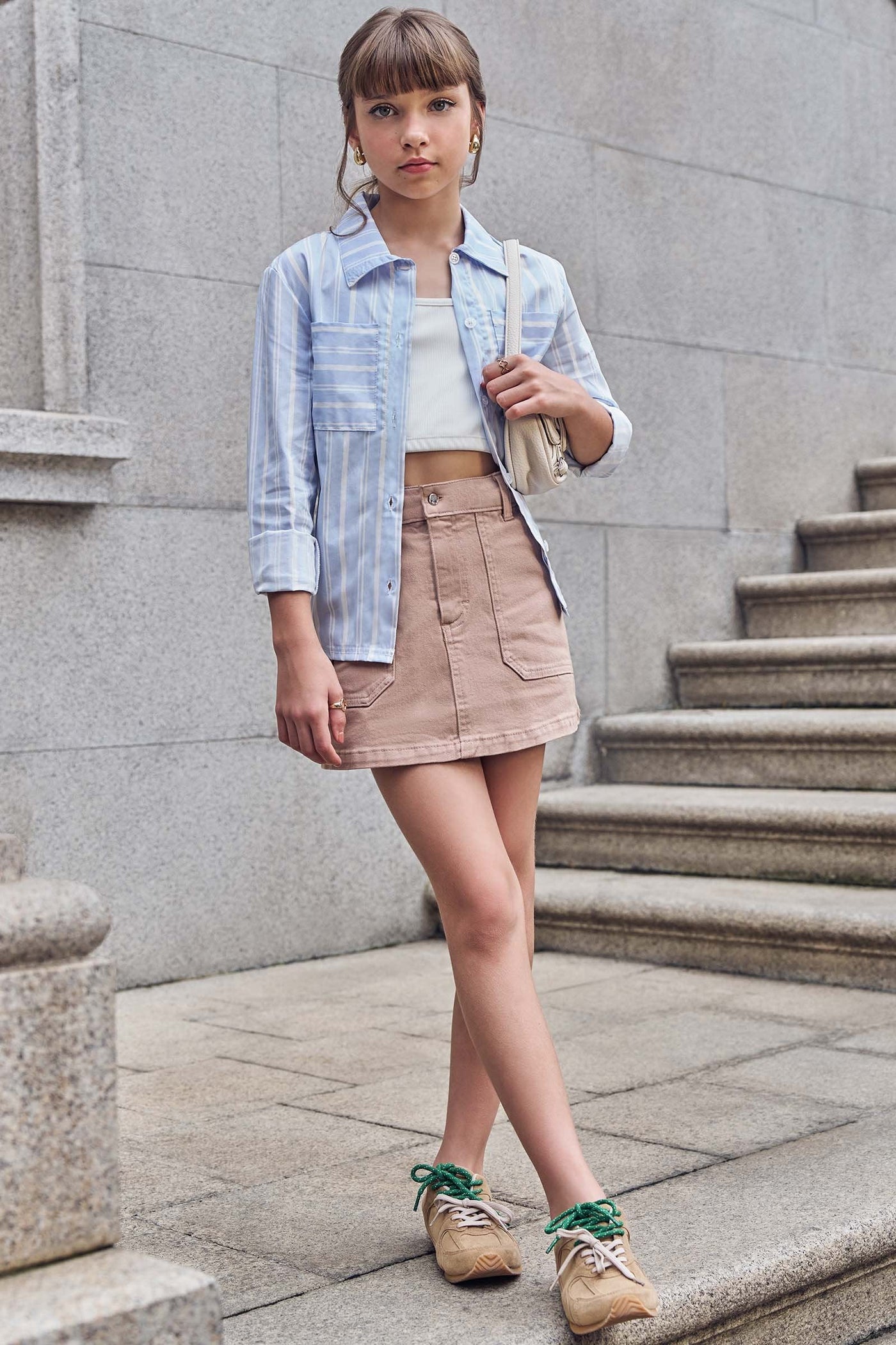 Camisa em Tricoline 83545 Vic&Vicky Teen Menina