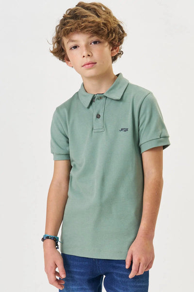 Polo Teen Menino em Suedine 82137 Johnny Fox