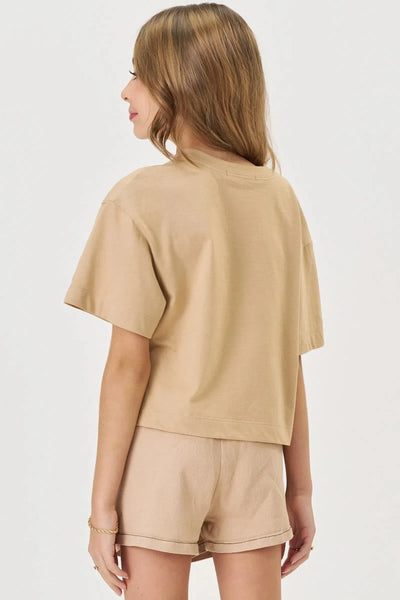 Camiseta Boxy Over em Meia Malha 81828 Lilimoon Teen Menina