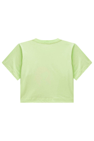 Camiseta Boxy Over em Meia Malha 85313 Vic&Vicky Teen Menina