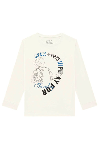 Camiseta em Meia Malha 79255 Johnny Fox Teen Menino