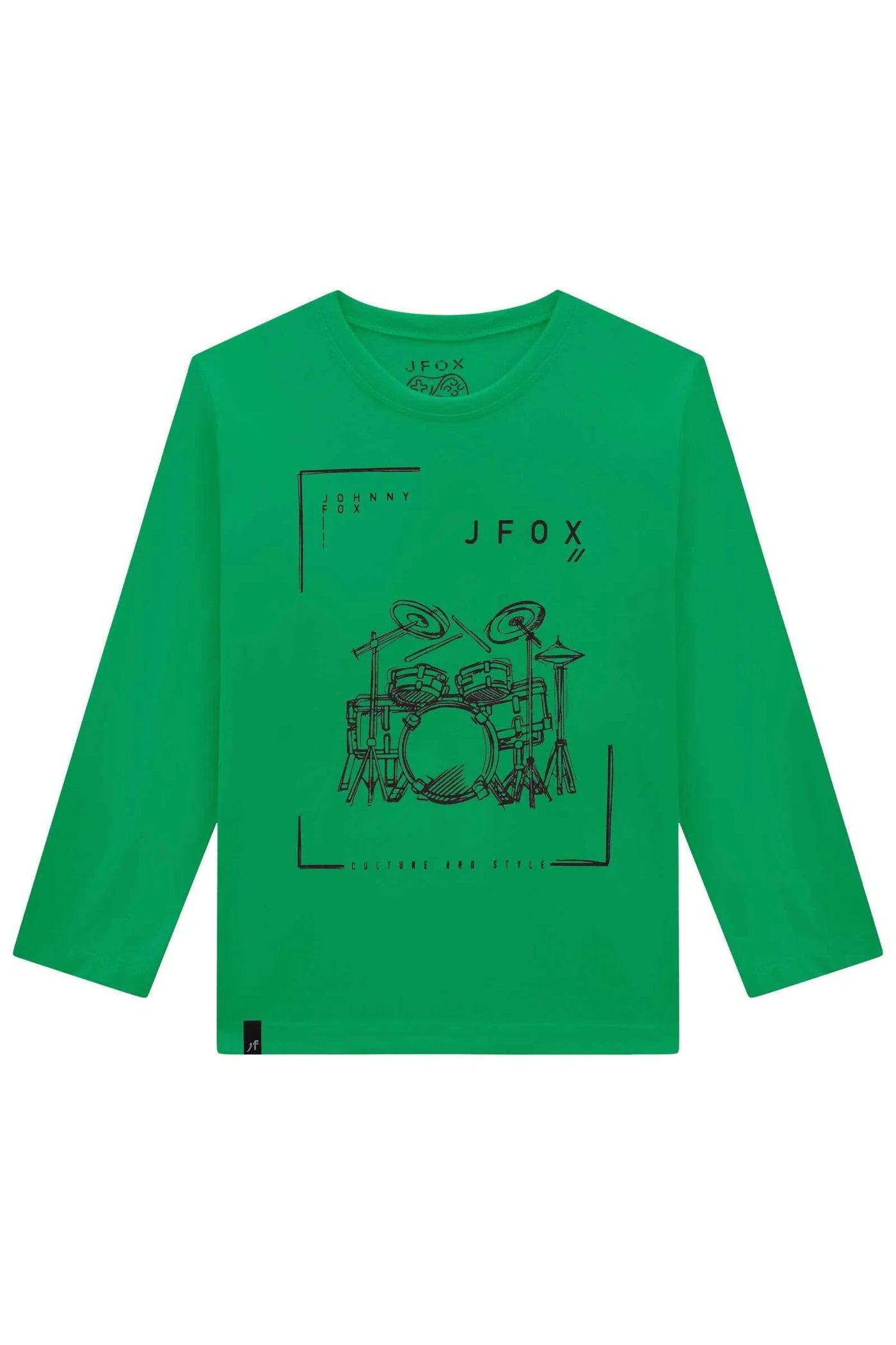 Camiseta em Meia Malha 81359 Johnny Fox Teen Menino