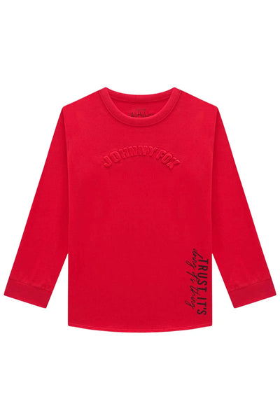 Camiseta em Meia Malha 81364 Johnny Fox Teen Menino