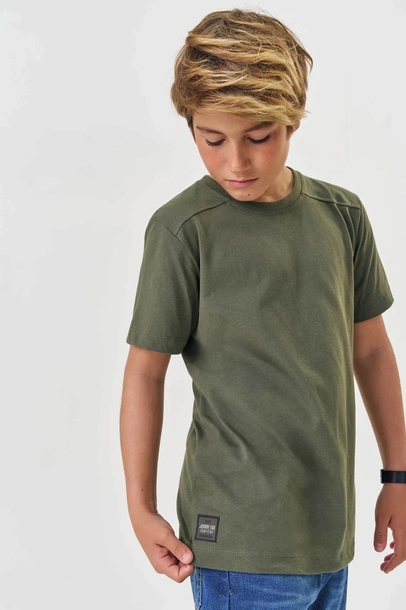 Camiseta Teen Menino em Meia Malha 82247 Johnny Fox