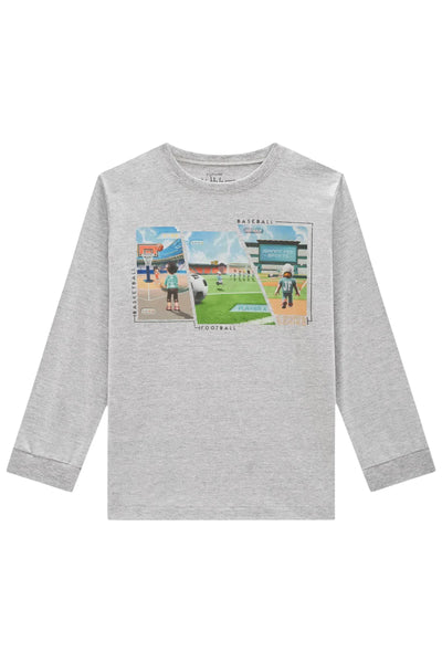 Camiseta em Meia Malha 82515 Johnny Fox Teen Menino