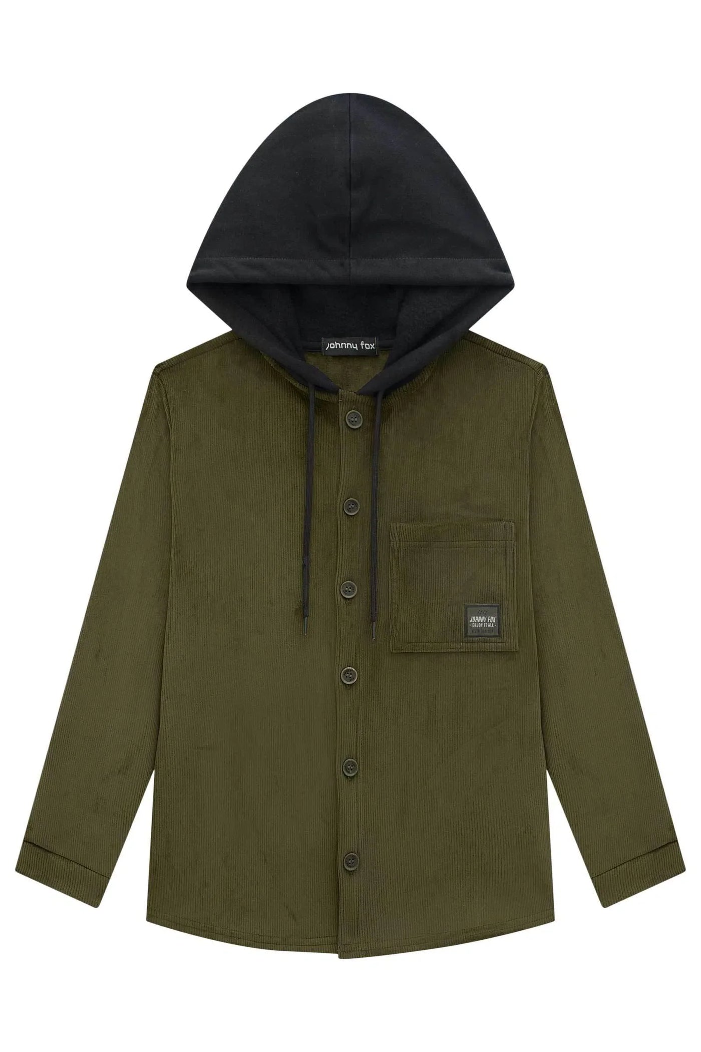 Casaco em Fleece Cotelê com Elastano 80043 Johnny Fox Teen Menino
