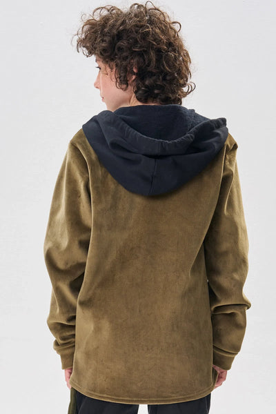Casaco em Fleece Cotelê com Elastano 80043 Johnny Fox Teen Menino