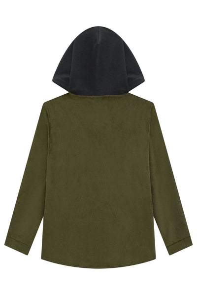 Casaco em Fleece Cotelê com Elastano 80043 Johnny Fox Teen Menino