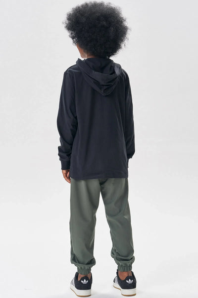 Conjunto de Camiseta em Meia Malha e Calça Jogger em Nylon Ergonômic com Elastano 80771 Johnny Fox Teen Menino