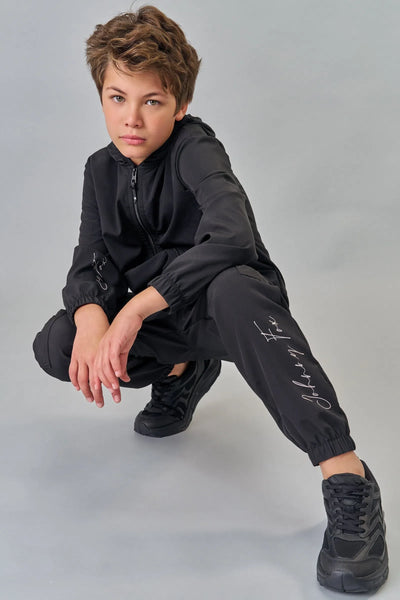 Jaqueta Corta Vento em Nylon em Ergonômic com Elastano 79303 Johnny Fox Teen Menino