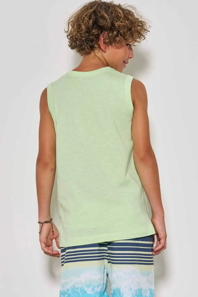 Regata em Meia Malha Flamê 86832 Johnny Fox Teen Menino