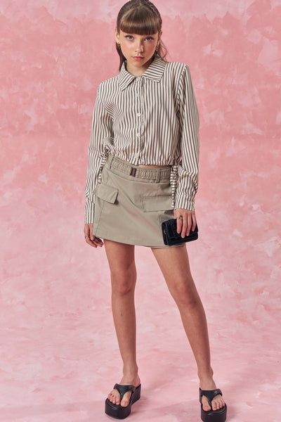 Short Saia em Nylon Alfaiataria 83022 Vic&Vicky Teen Menina