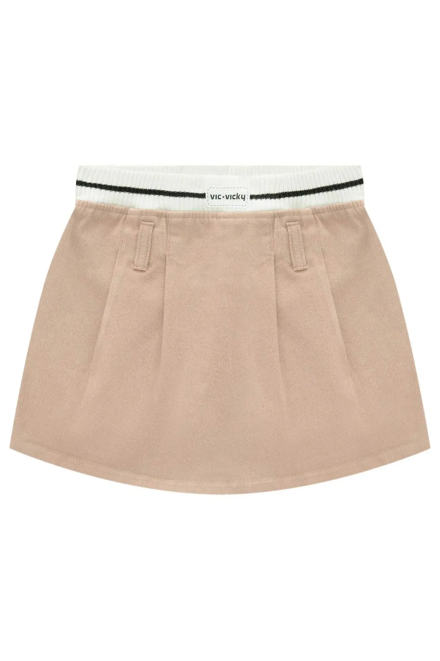 Short Saia em Sarja com Elastano 79599 Vic&Vicky Teen Menina