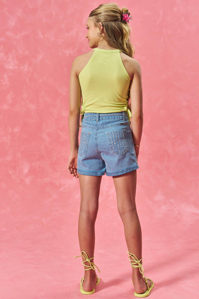 Shorts em Jeans Bellini 77777 Lilimoon