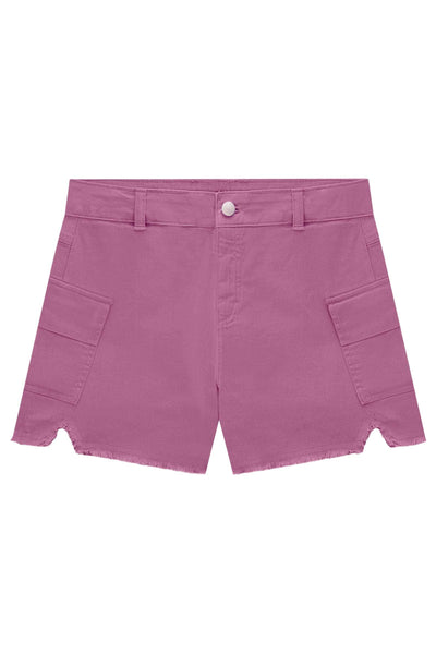 Shorts em Sarja com Elastano 74262 Lilimoon