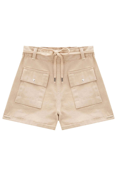 Shorts em Sarja com Elastano 79692 Lilimoon Teen Menina